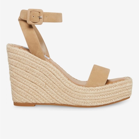 NIB - Steve Madden Upstage Wedge Size 10 tan - Picture 1 of 4